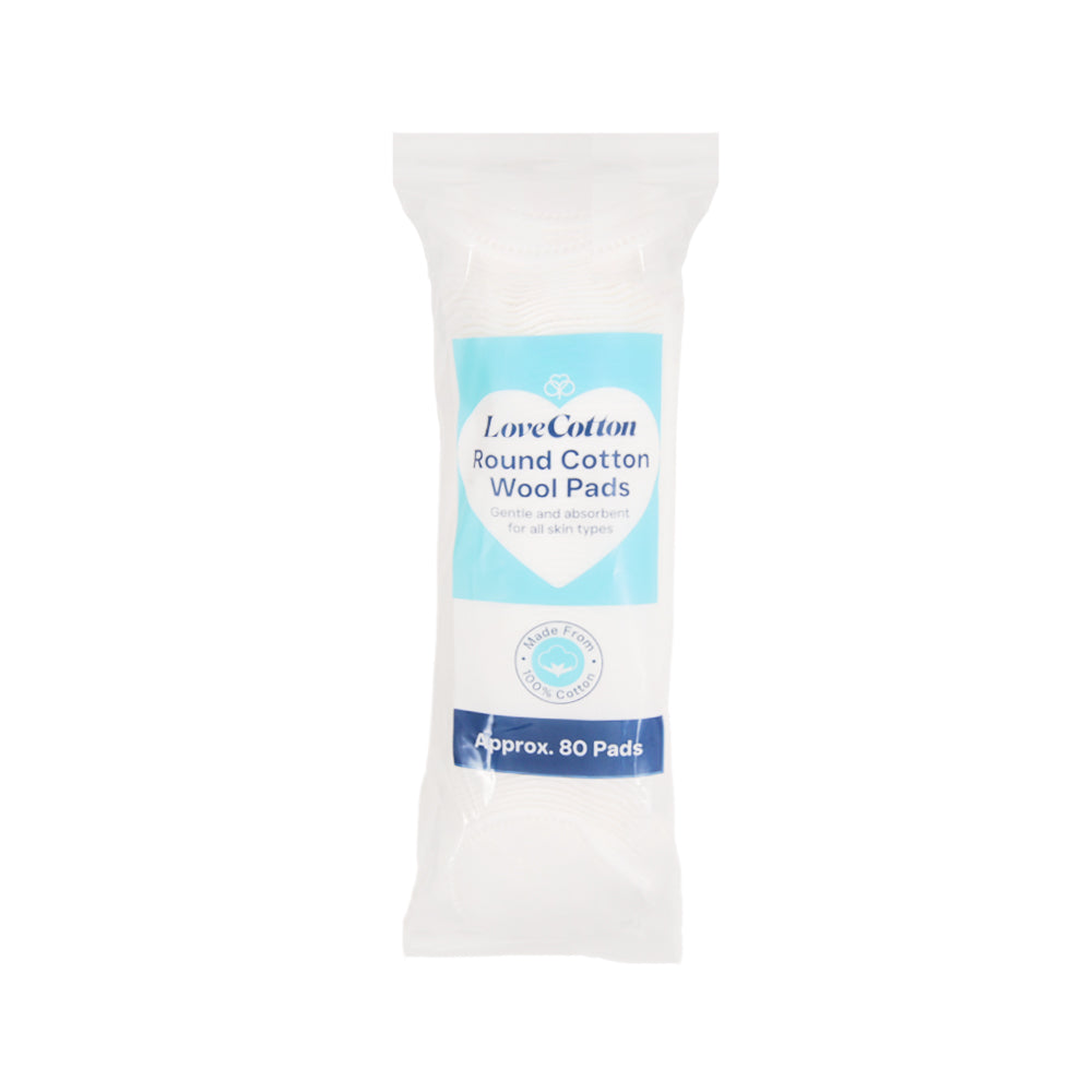 LOVE PADS COTTON WOOL 80PC