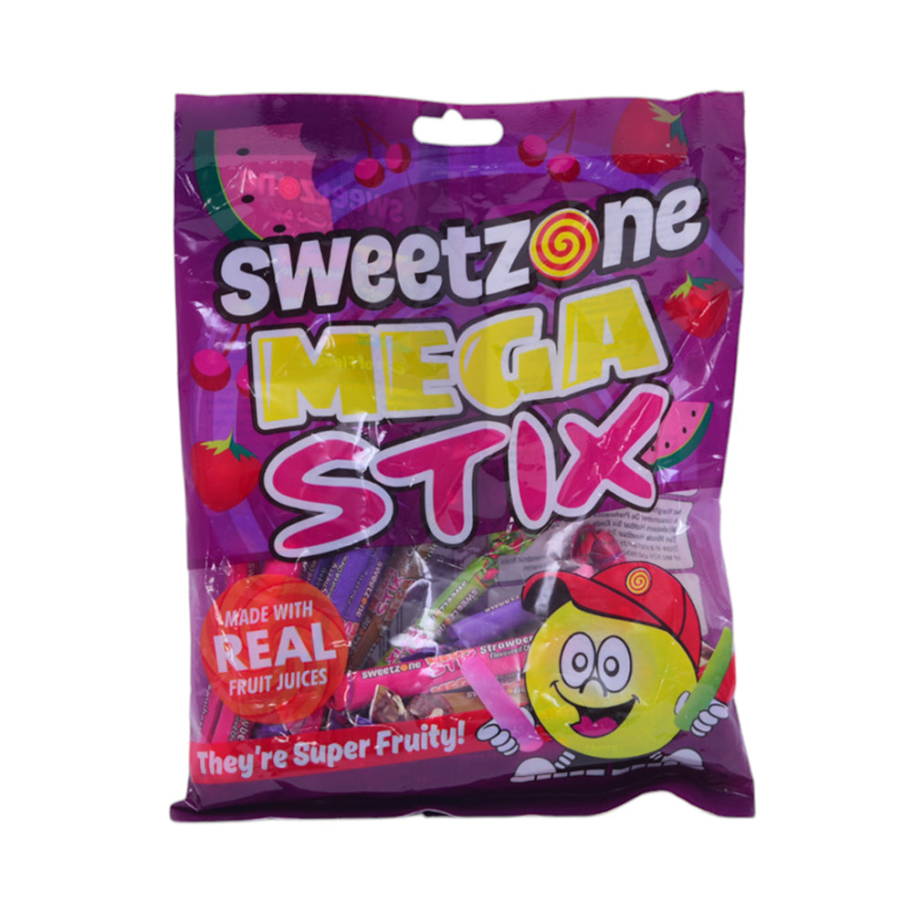 SWEETZONE CANDY MEGA STIX POUCH 225 GM