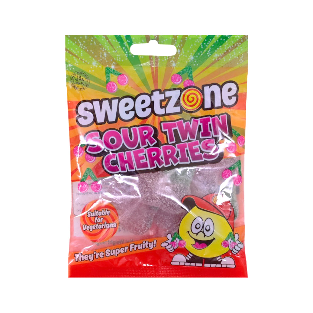 SWEETZONE SOUR TWIN CHERRY JELLY 90 GM