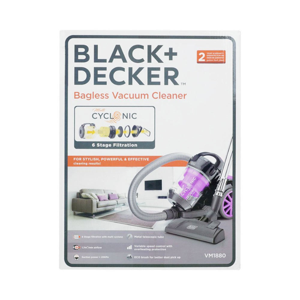 BLACK & DECKER VACUUM CLEANER VM1880 BASIC