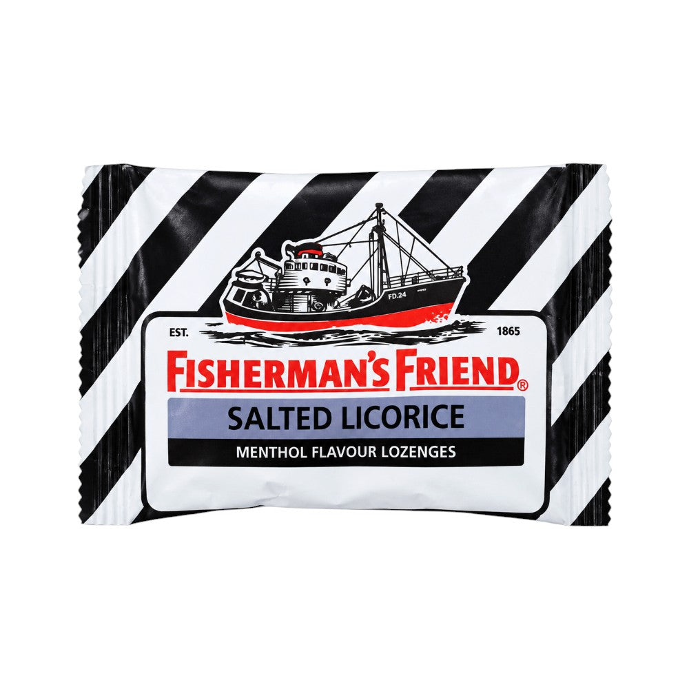 FISHERMANS FRIEND CANDY SALTED LICORICE 25 GM