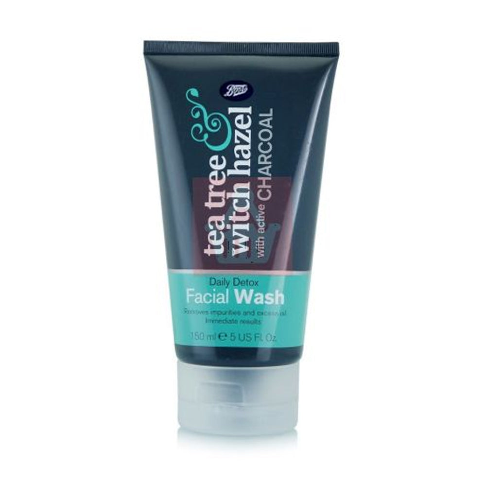 BOOTS ACTIVATED CHARCOAL FACE WASH 150ML