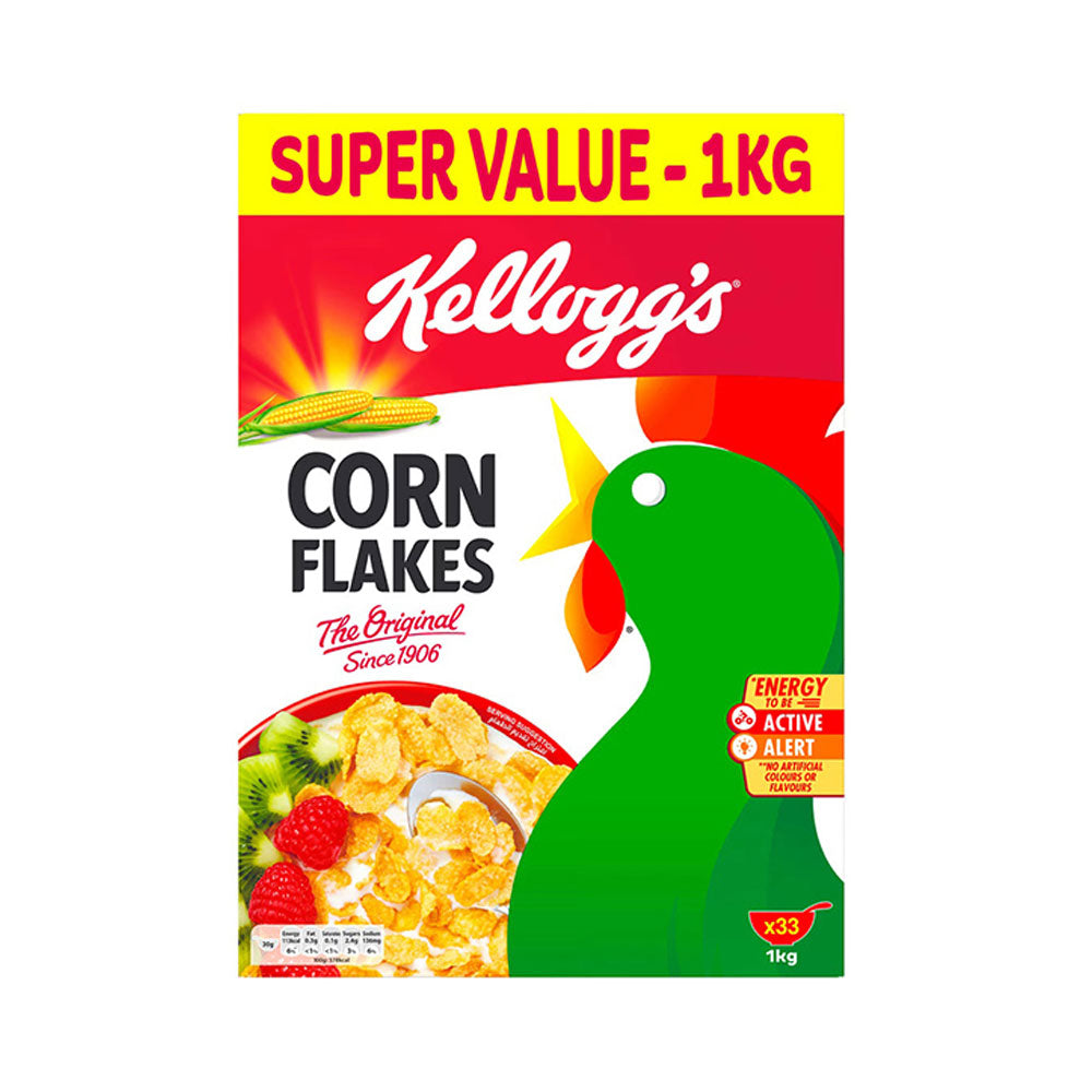 KELLOGGS CEREAL CORN FLAKES 1 KG BASIC