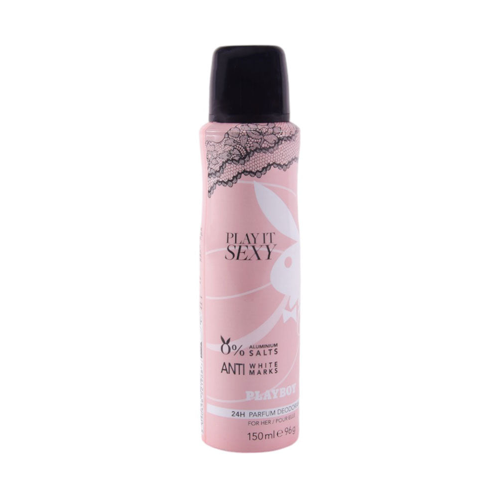 PLAY IT SEXY DEODORANT WHITE MARKS PLAYBOY 150 ML