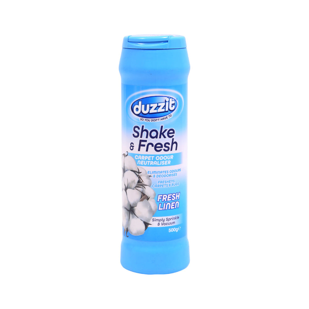 DUZZIT CARPET ODOUR NEUTRALISER FRESH LINEN 500 GM