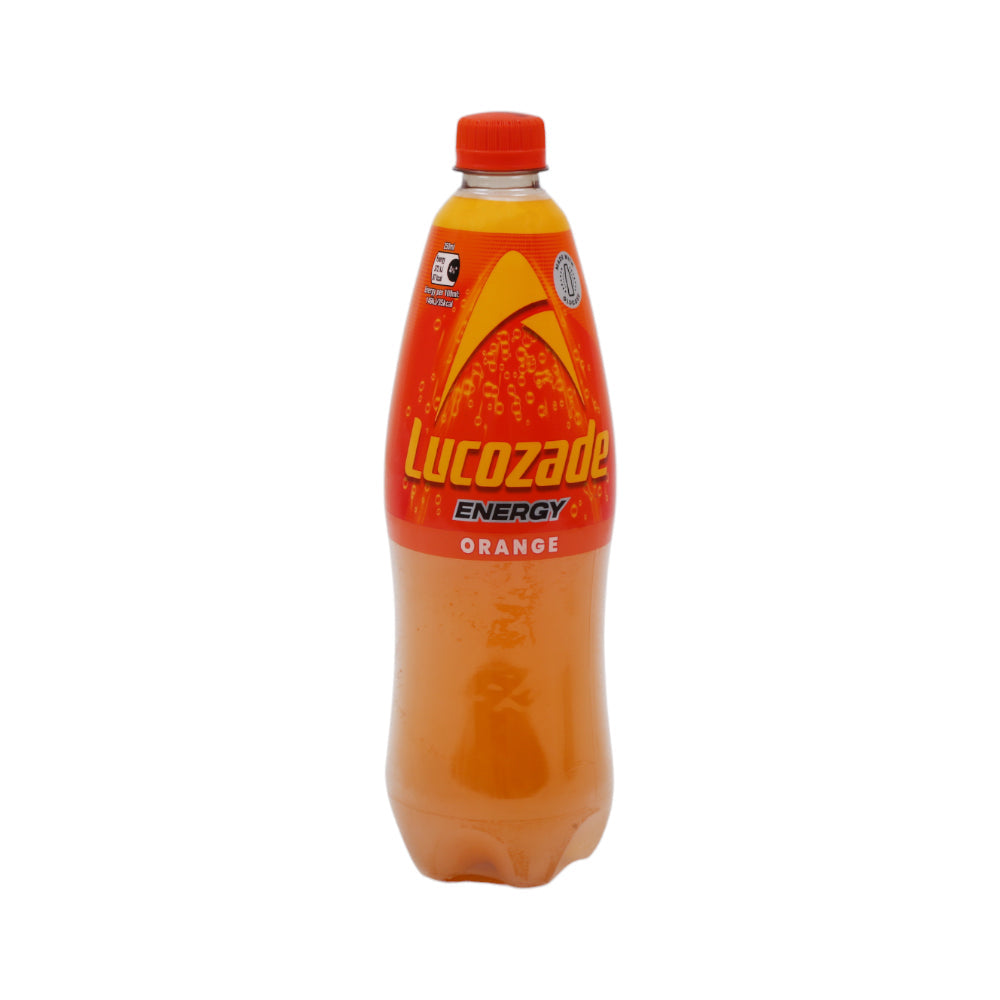 LUCOZADE ENERGY DRINK ORANGE BOTTLE 900 ML