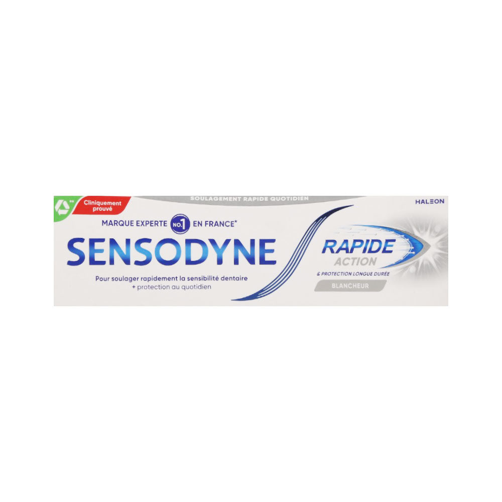 SENSODYNE TOOTH PASTE RAPIDE ACTION BLANCHEUR  75 ML