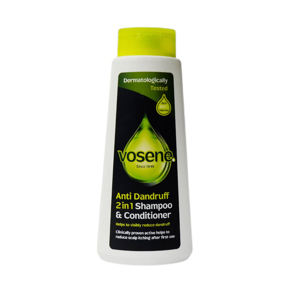 VOSENE SHAMPOO & CONDITIONER 2IN1 ANTI DANDRUFF 500 ML