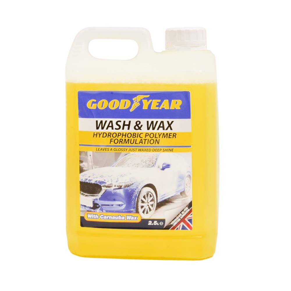 GOODYEAR CAR WASH & WAX WITH CARNAUBA WAX 2.5 LTR