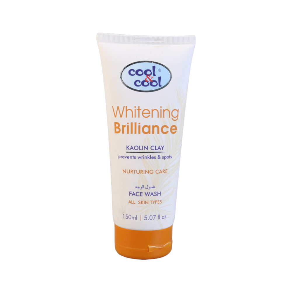 COOL & COOL WHITENING BRILLIANCE FACE WASH 150ML