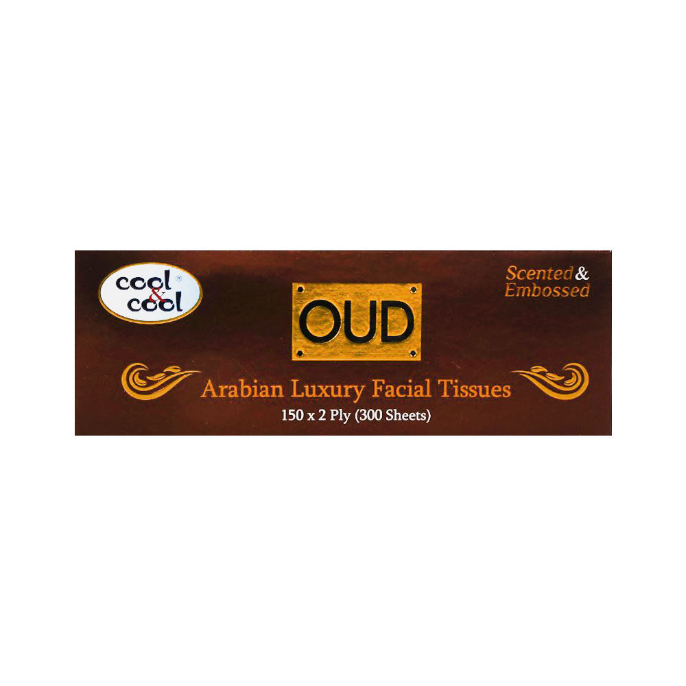 COOL & COOL ARABIAN LUXURY FACIAL TISSUES OUDH 300S X 2PLY