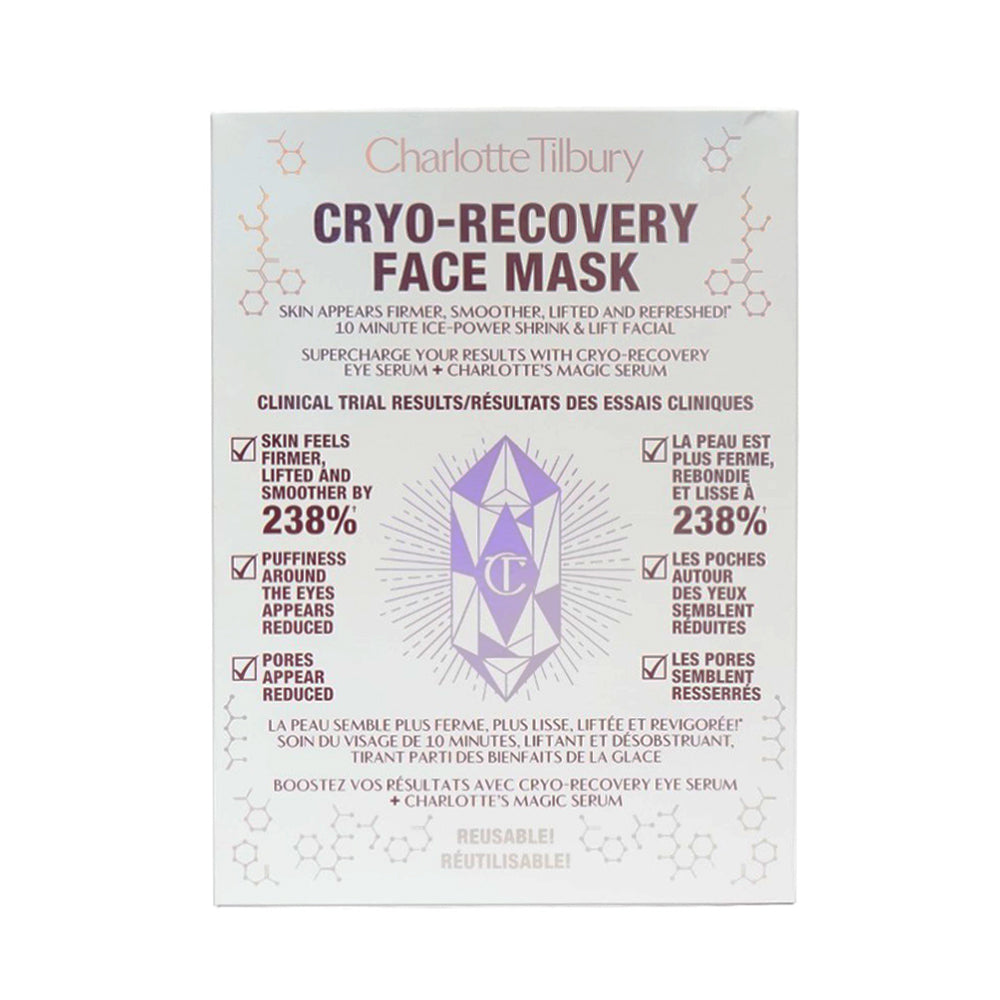 CHARLOTTE TILBURY CRYO RECOVERY FACE MASK REUSABLE