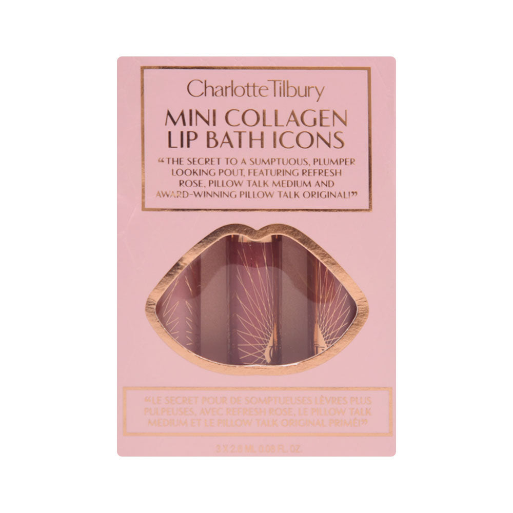 CHARLOTTE TILBURY MINI COLLAGEN LIP BATH ICONS