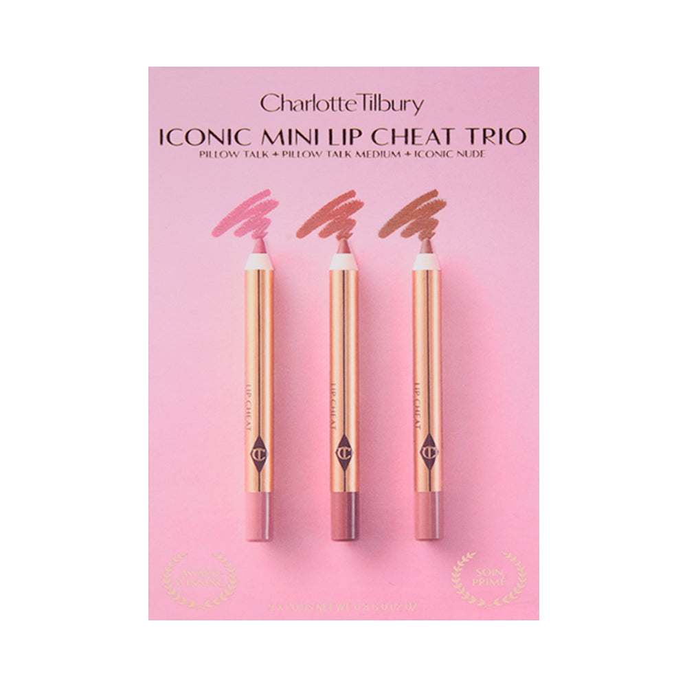 CHARLOTTE TILBURY ICONIC MINI LIP CHEAT TRIO