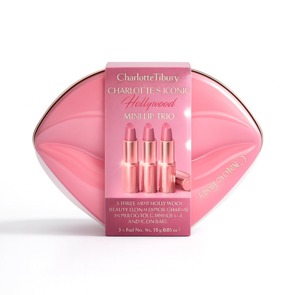 CT CHARLOTTES ICONIC LIPSTICK SET 3PC MINI LIP TRIO 3X1.G