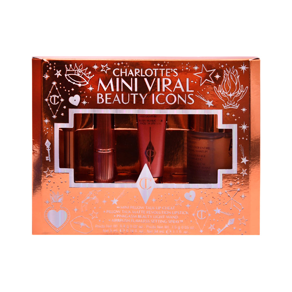 CHARLOTTE TILBURY MINI VIRAL BEAUTY ICONS 4PC SET