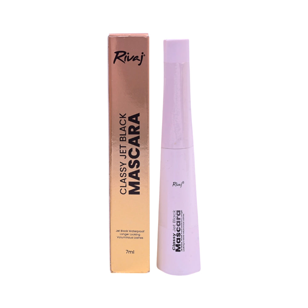 RIVAJ  MASCARA  WATERPROOF JET BLACK  7ML