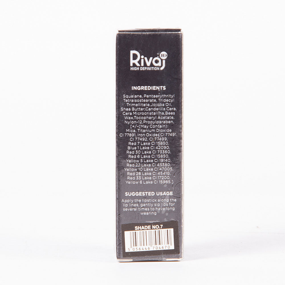 RIVAJ HD COLOR CRUSH MATT LIPSTICK NO.7