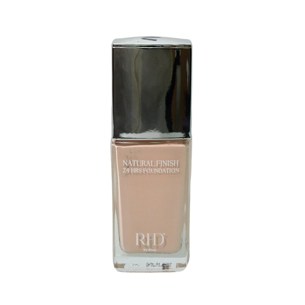 RIVAJ HD NATURAL FINISH FOUNDATION 24HRS 02 30ML