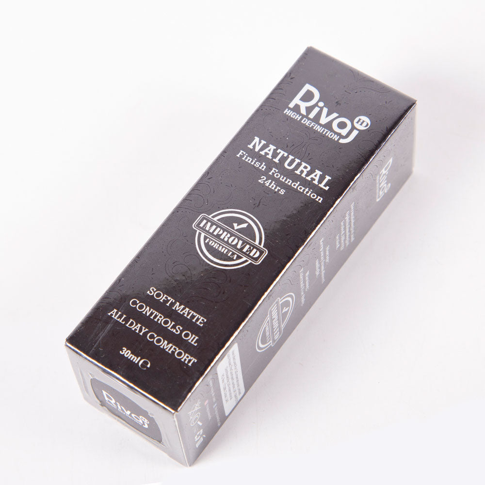 RIVAJ HD NATURAL FINISH FOUNDATION 24HRS 03 30ML