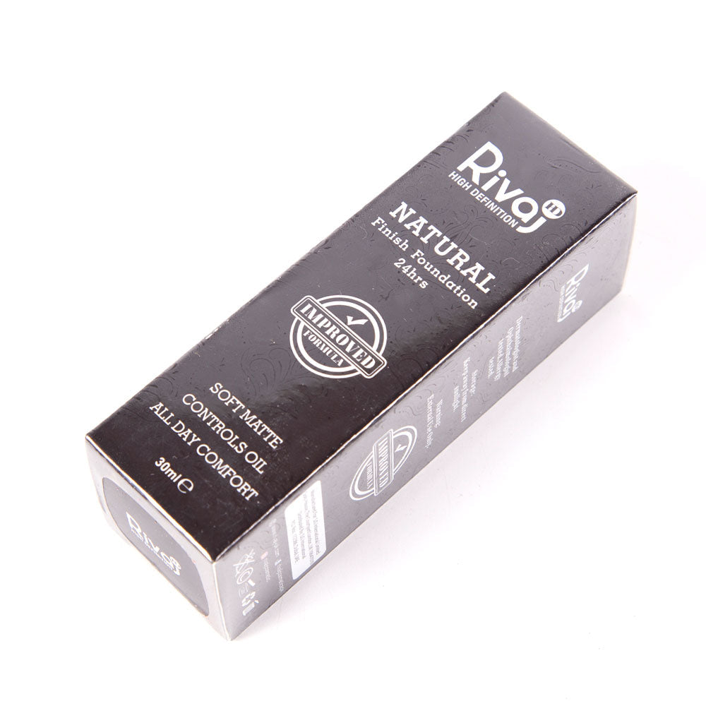 RIVAJ HD NATURAL FINISH FOUNDATION 24HRS 05 30ML
