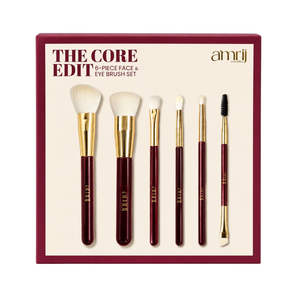 AMRIJ CORE EDIT 6 PIECE FACE & EYEBRUSHSET
