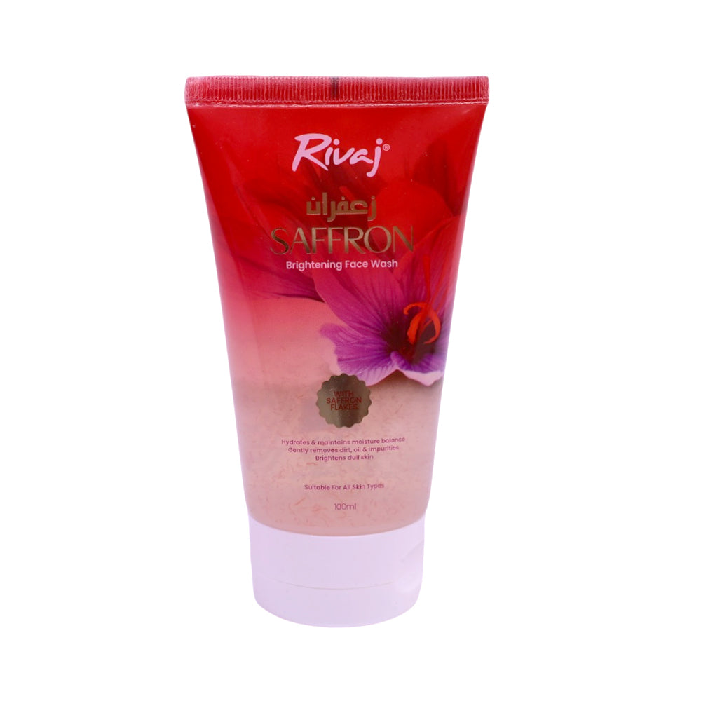 RIVAJ FACE WASH SAFFRON WHITENING 100 ML