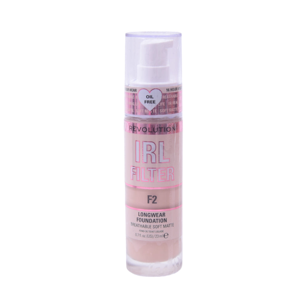 REVOLUTION IRL FILTER LONGWEAR FOUNDATION F2 23ML