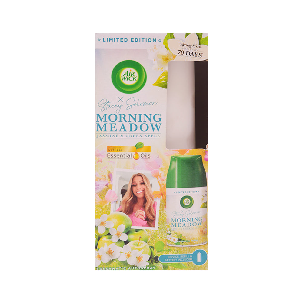 AIR WICK FRESHMATIC SET MORNING MEADOW JASMIN& GREEN APPLE 2