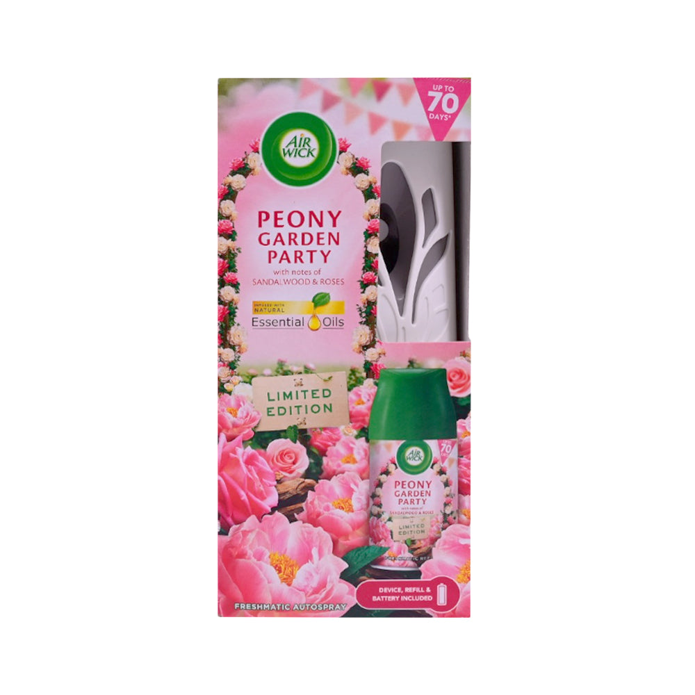 AIR WICK FRESHMATIC REFILL MACHINE PEONY GARDEN PARTY 250 GM
