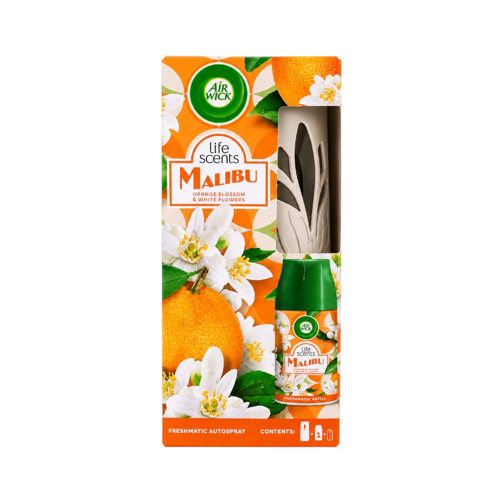 AIRWICK FRESHMATIC AUTOSPRAY ORANGE BLOSSOM & WHITE FLOWER 2