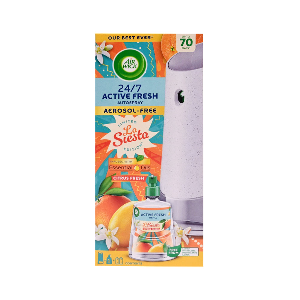 AIR WICK AIR FRESHNER AEROSOL-FREE CITRUS FRESH 250ML