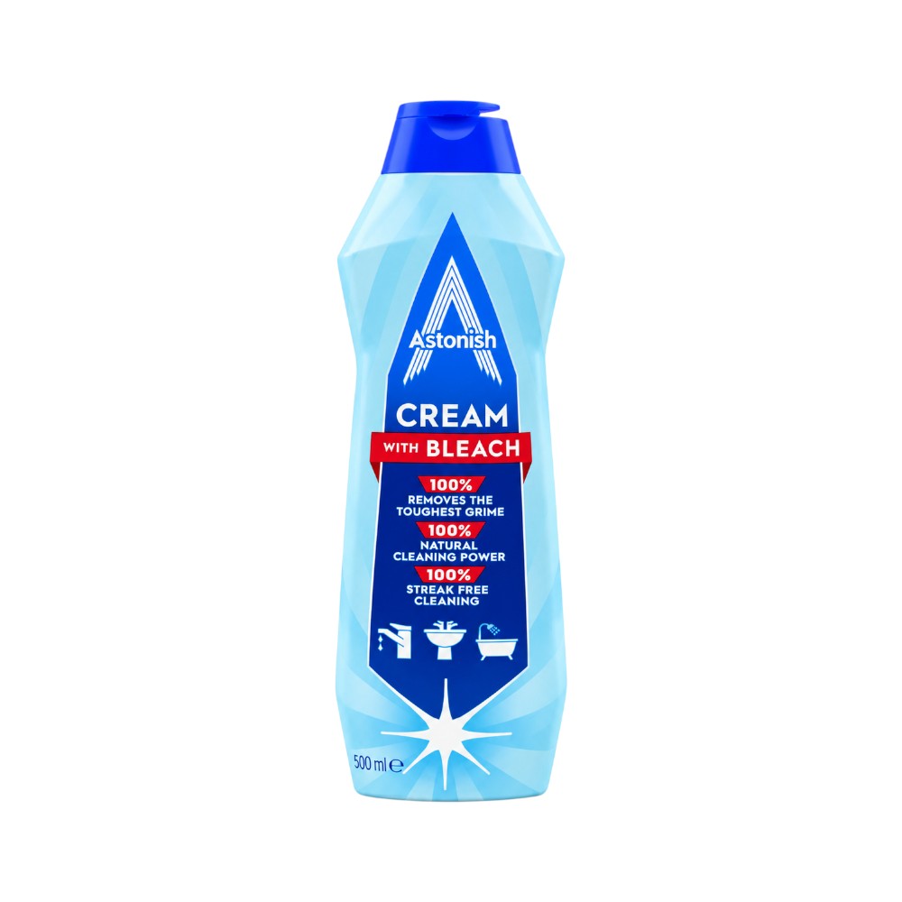 ASTONISH CREAM CLEANER WITH BLEACH  500 ML