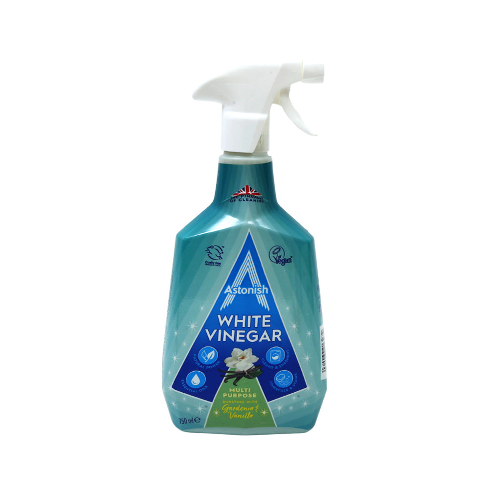 ASTONISH MULTIPURPOSE CLEANER WHITE VINEGAR GARDENIA VANILLA
