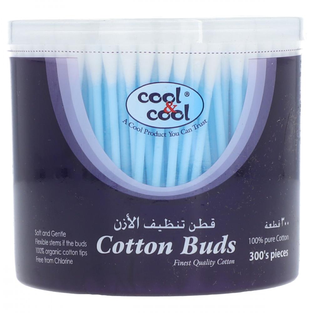 COOL & COOL COTTON BUDS COLOURS 300S BOX
