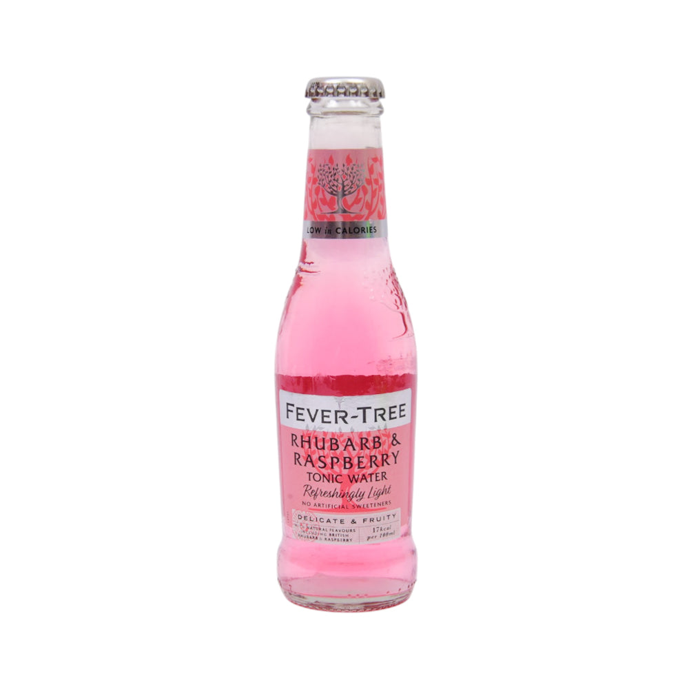 FEVER TREE LIGHT RHUBARB AND RASPBERRY TONIC WATER 200 ML