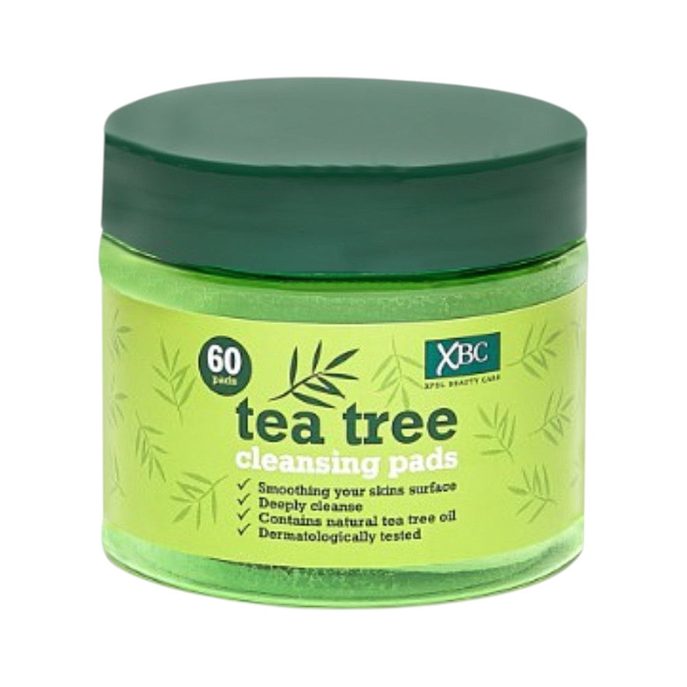 XBC TEA TREE CLEANSING PADS FOR MAKEUP REMOVER 60S