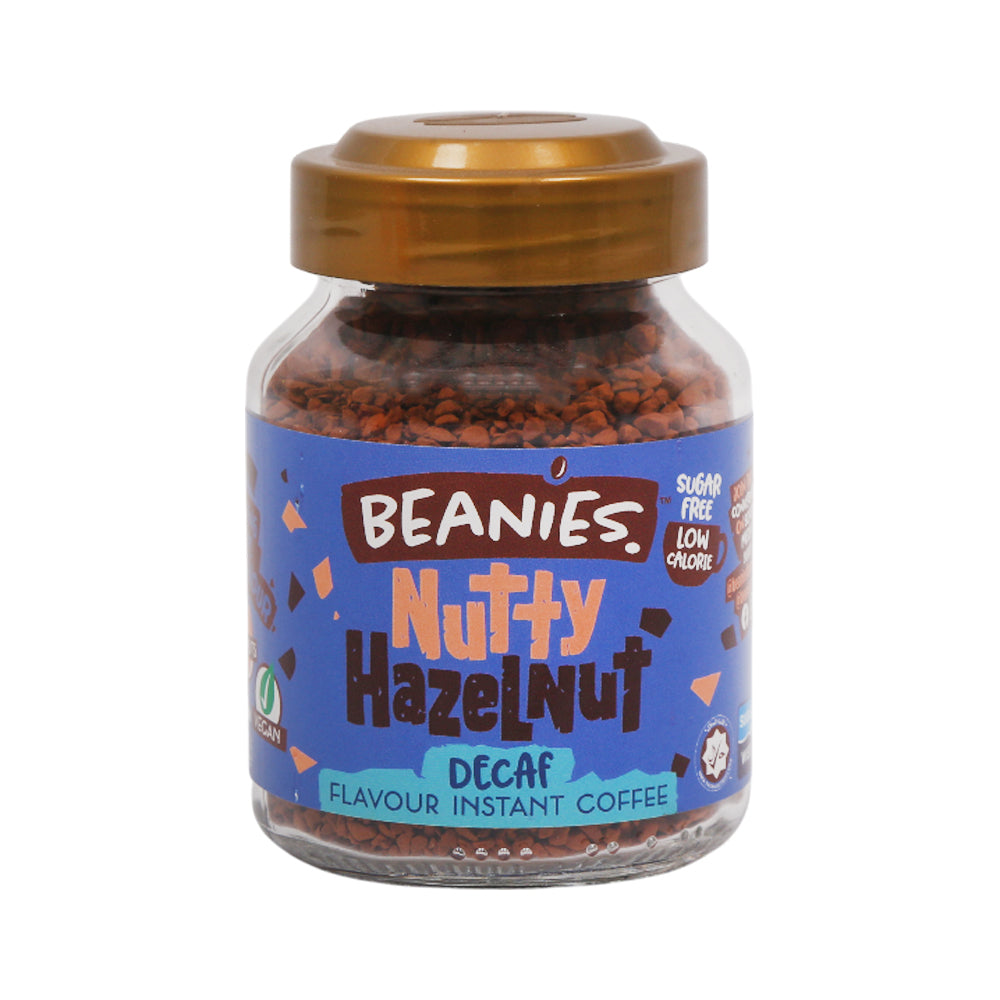 BEANIES COFFEE NUTTY HAZELNUT DECAF 50 GM