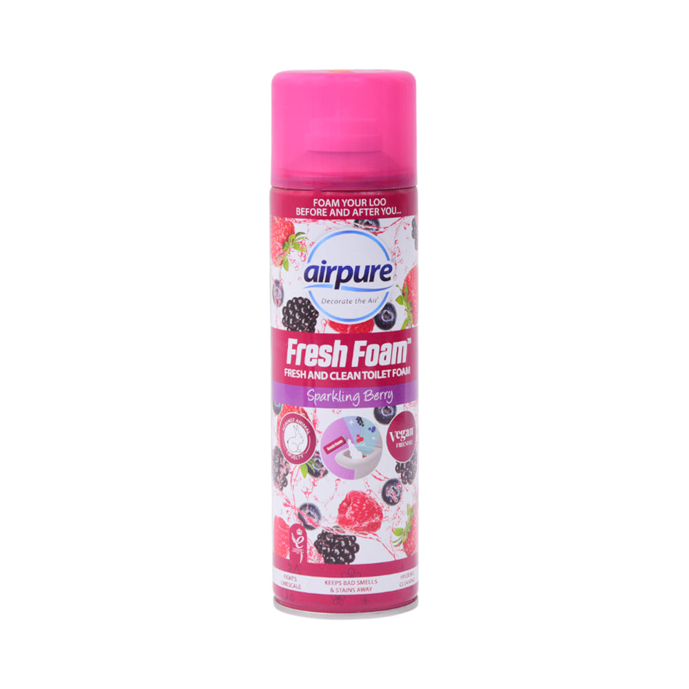 AIRPURE TOILET FOAM FRESH & CLEAN SPARKLING BERRY 500 ML