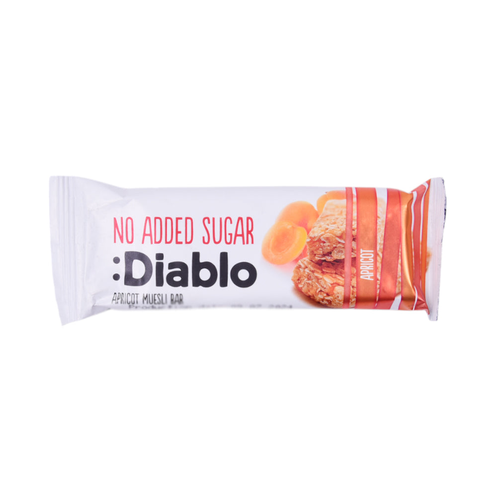 DIABLO BAR APRICORT MUESLI SUGAR FREE 30 GM