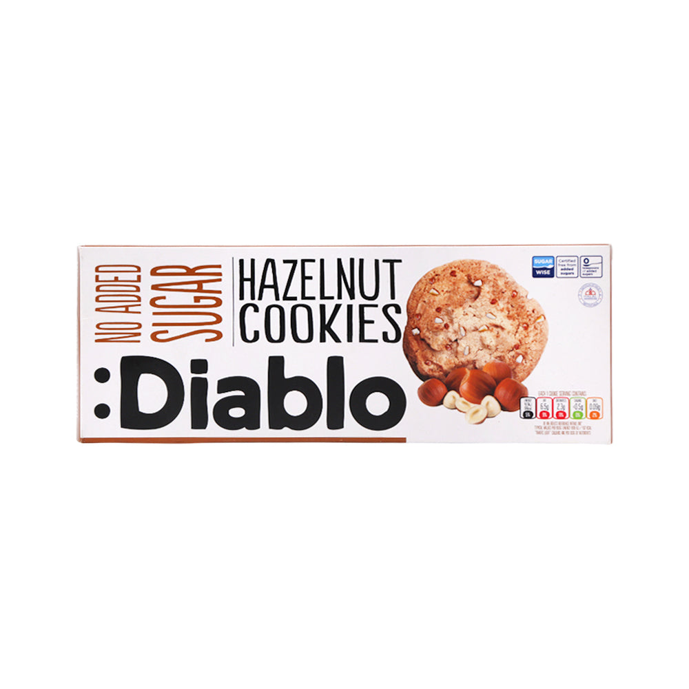 DIABLO COOKIES CHOCOLATE HAZELNUT COOKIES 135 GM