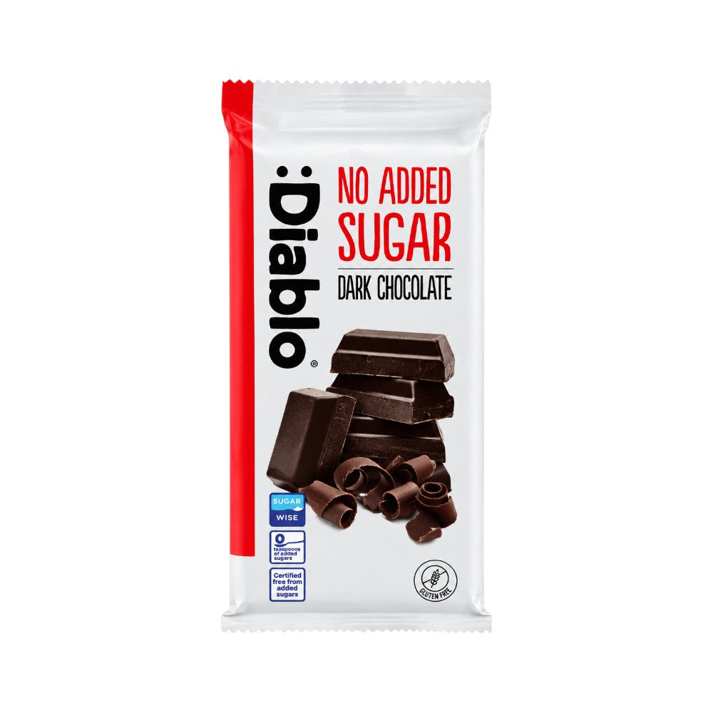 DIABLO DARK CHOCOLATE NO ADDED SUGAR 85 GM