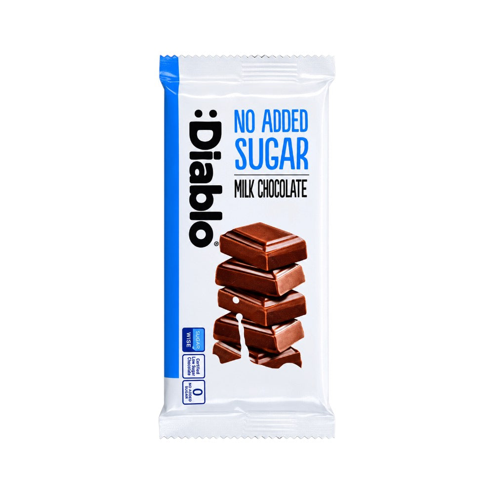 DIABLO MILK CHOCOLATE NO ADDED SUGAR 85 GM