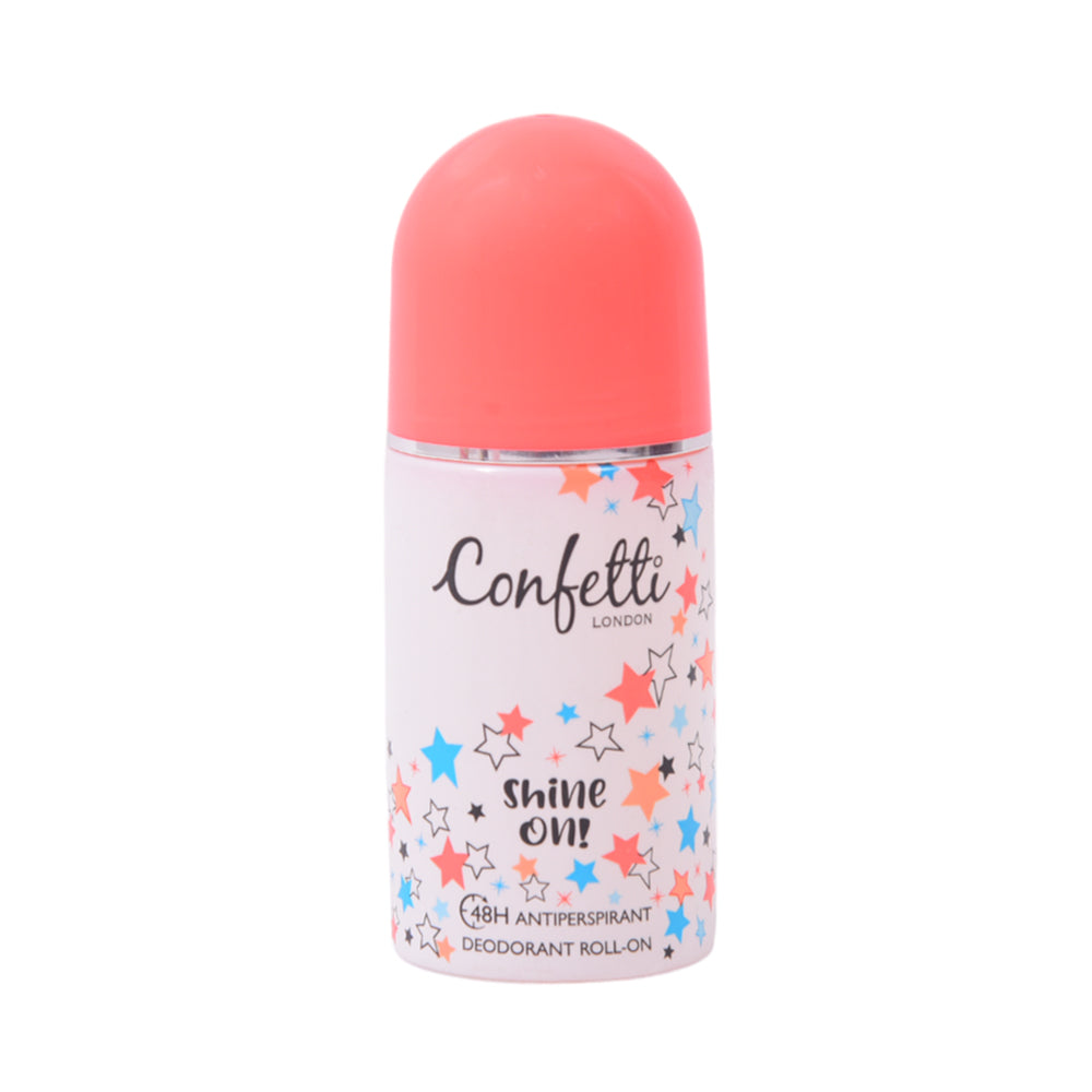 CONFETTI ROLL ON DEODORANT SHINE ON 48H 50 ML