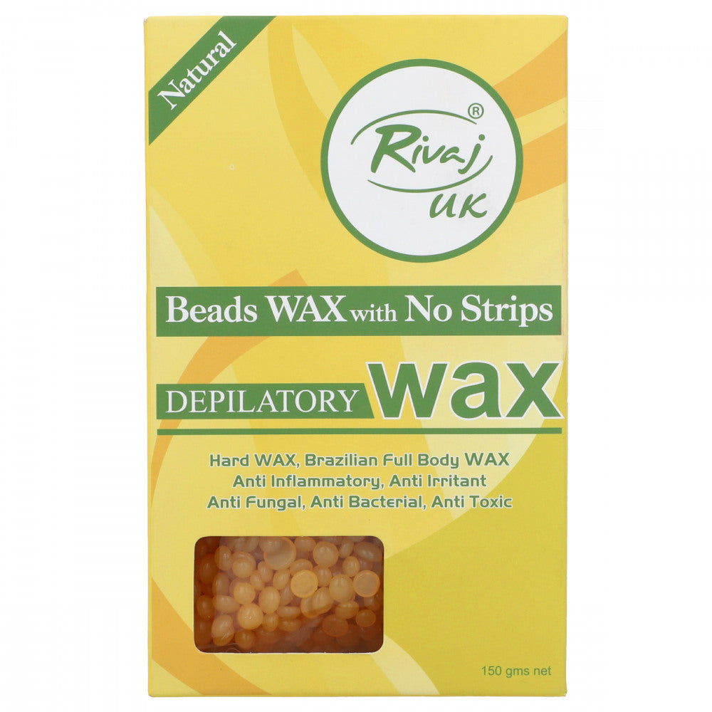 RIVAJ NATURAL HONEY BEADS HARD WAX 150 GM