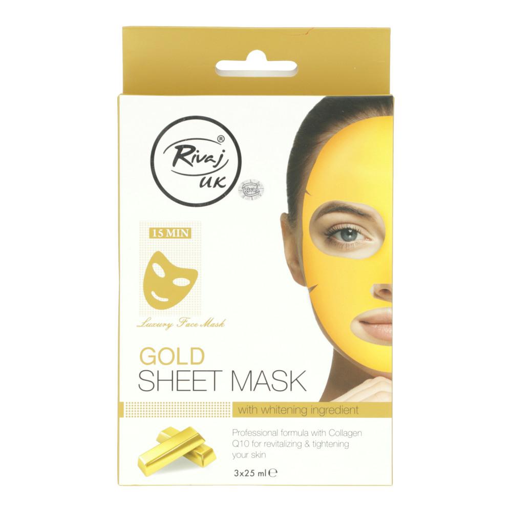 RIVAJ GOLD FACIAL SHEET MASK 25ML