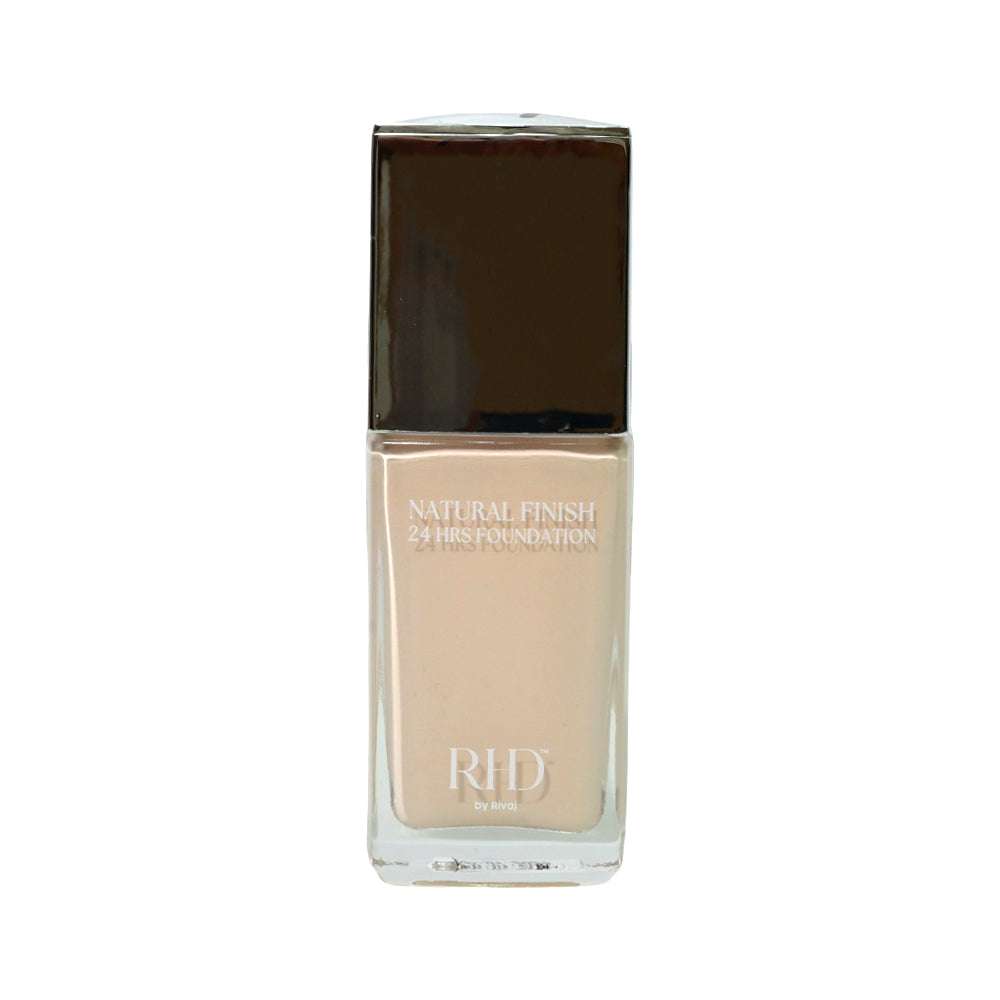 RIVAJ HD NATURAL FINISH FOUNDATION 24HRS 01 30ML