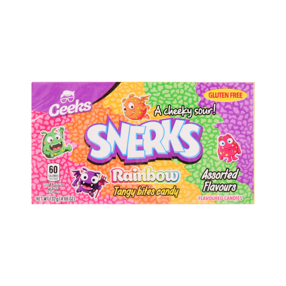 GEEKS SNERKS RAINBOW TANGY ASSORTED FLAVOUR 132 GM