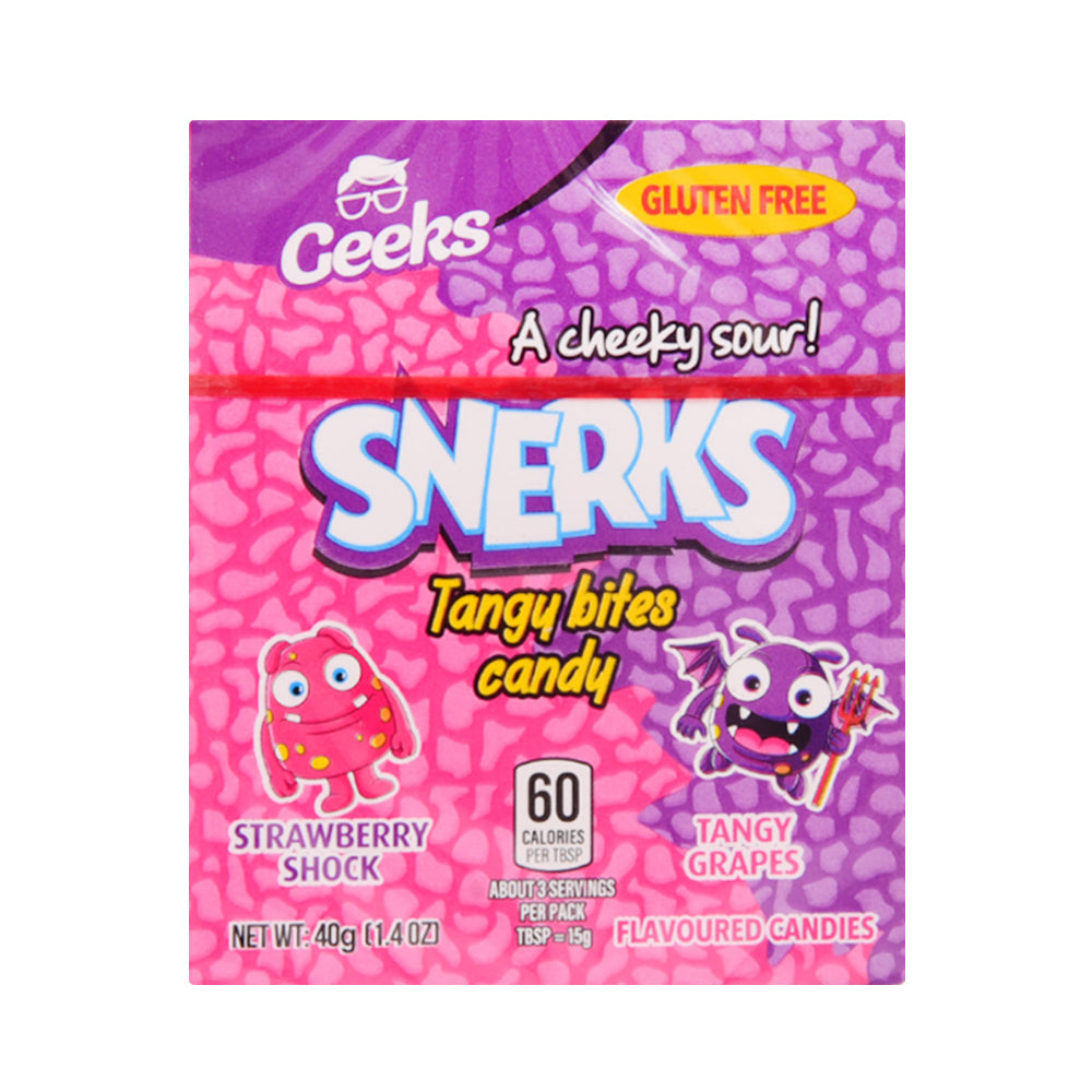 GEEKS SNERKS STRAWBERRY & TANGY GRAPE 40 GM