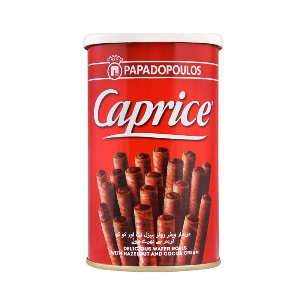 CAPRICE CLASSIC WAFER ROLLS WITH HAZELNUT 115 GM